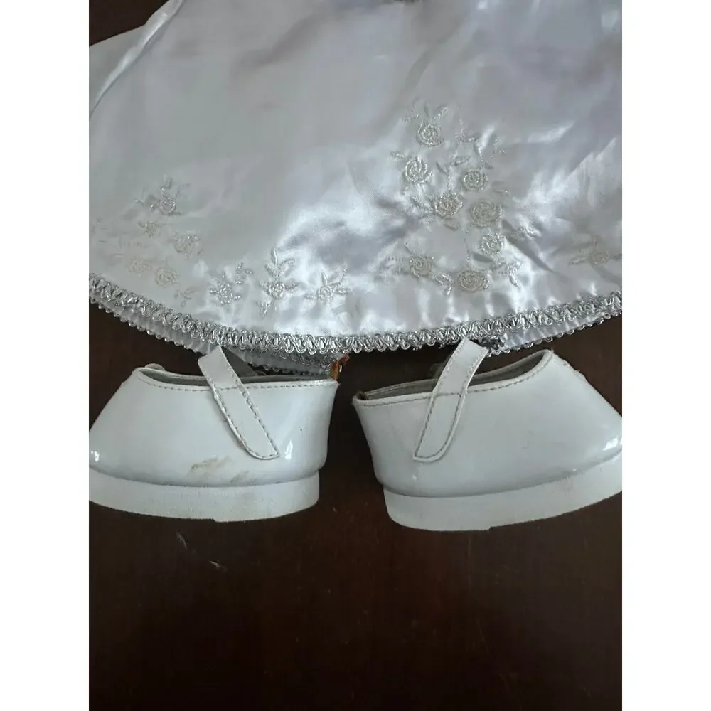 BABW Build A Bear Bride Dress and Shoes